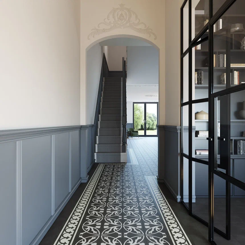 Кварцвиниловая плитка "Invictus" Victorian Deco Charcoal (229*229*2,5мм) — купить в Волгодонске