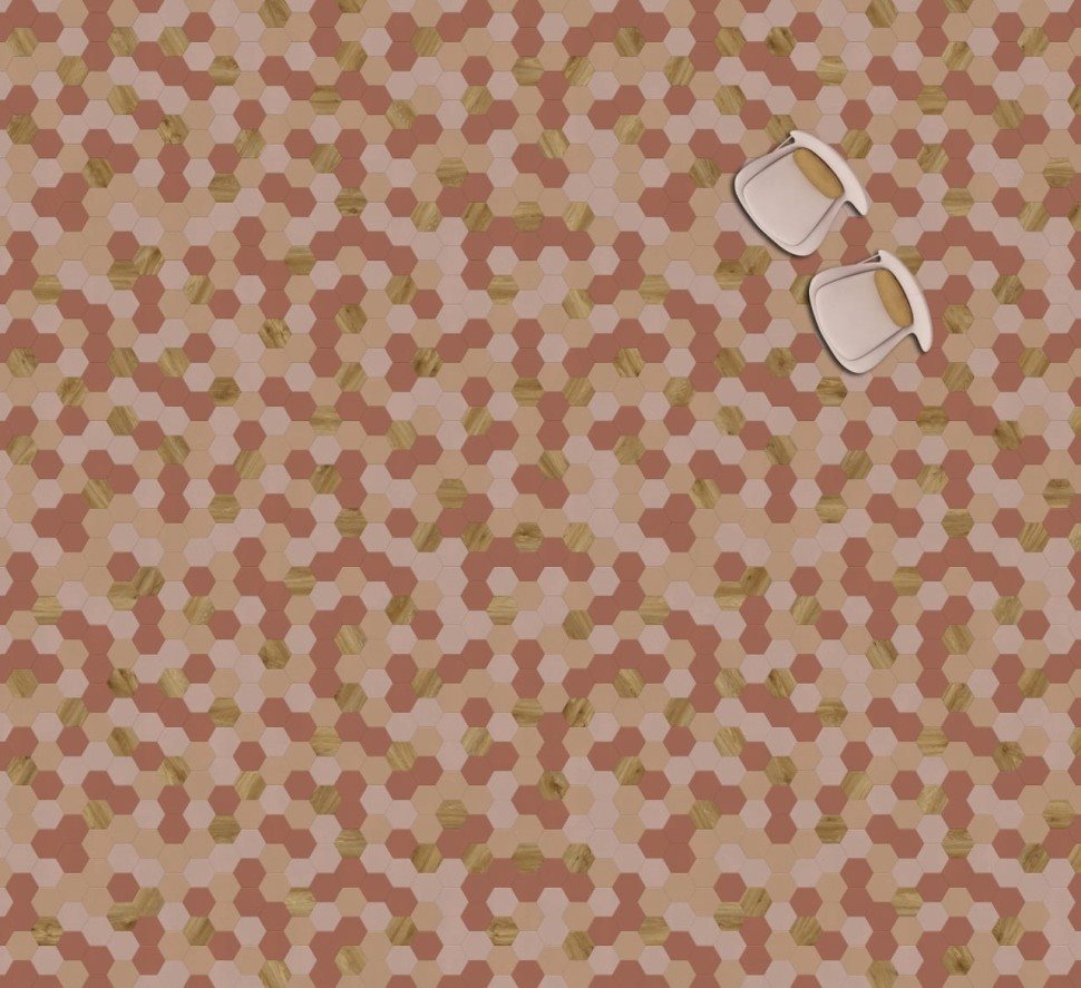 Виниловая плитка "Moduleo" Moods Hexagon 350 (226,32*196*2,5 мм) — купить в Волгодонске