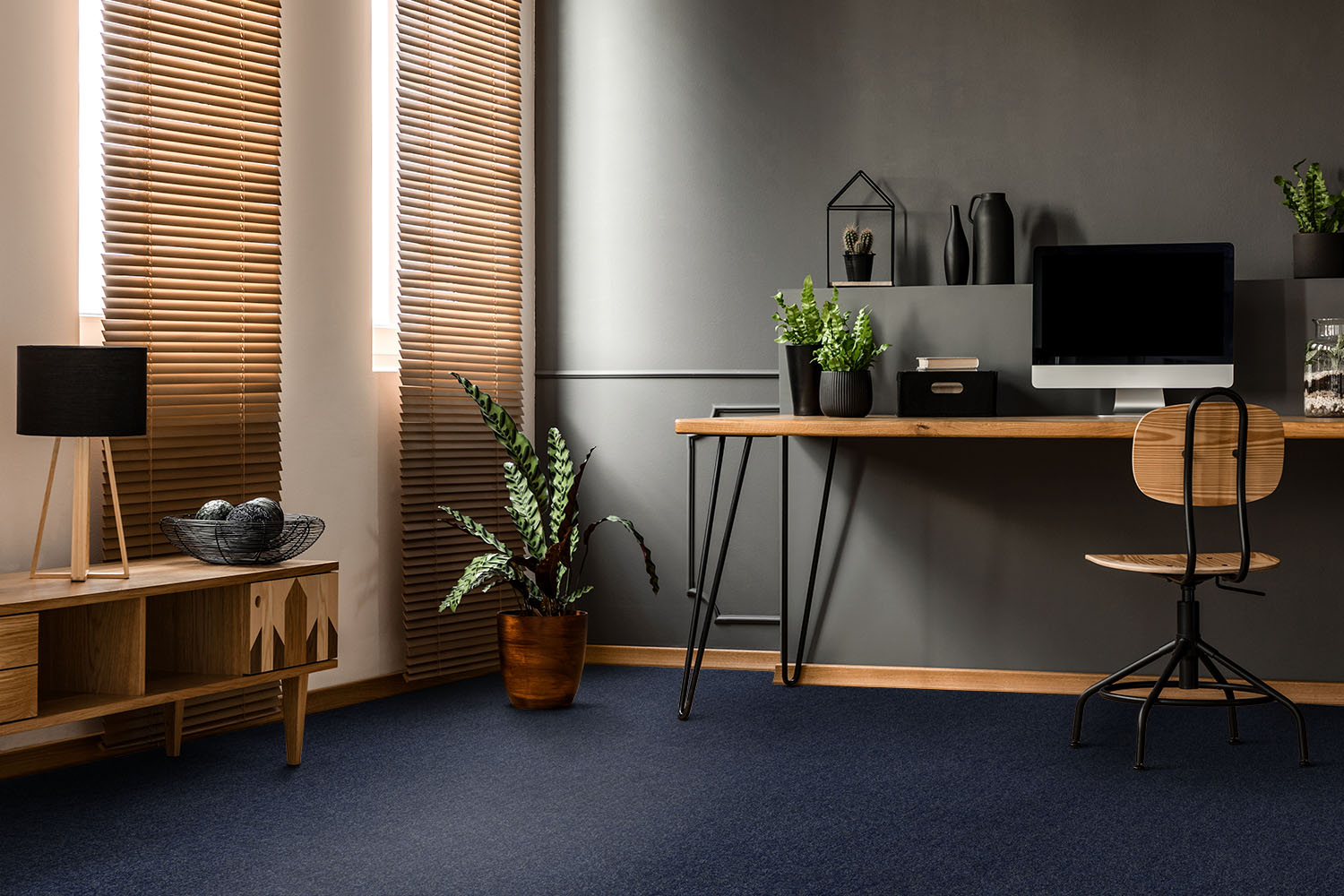 Ковровое покрытие "Bonkeel" Color Rib Blue Bottle 78 (ширина 1м/3м/4м) — купить в Волгодонске