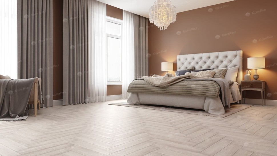 Виниловая плитка "Alpine Floor" Parquet LVT Голубой Лес (590*118*2,5 мм) — купить в Волгодонске